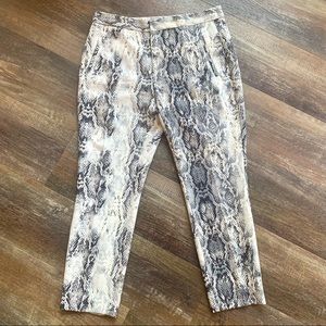 ZARA Basic | Snake Print Pants